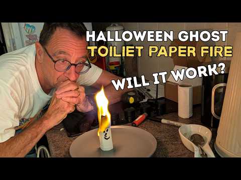 Yard Sale and spooky Halloween flame