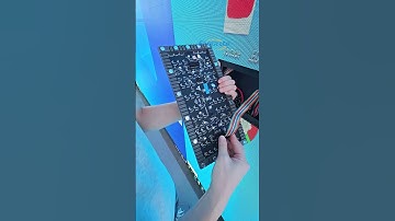 Can you tell that this is a flexible LED module？ #eagerled #ledvideowall #leddisplay #shorts