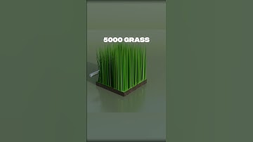 Satisfying Blender 3D Grass Simulation | 5000 Grass Blades ASMR Physics Animation