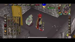 OSRS Finally obtained 99 Attack! Pretty cool Emote