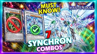 7 SYNCHRON POST BANLIST MUST KNOW COMBOS IN YUGIOH MASTER DUEL