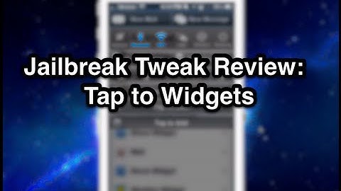 Tap To Widgets Jailbreak Tweak Review