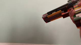 LEGO desert eagle (working blowback + shell ejecting)