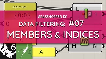 Grasshopper 101: Data Filtering | #07 Item Index, Member Index, List Item
