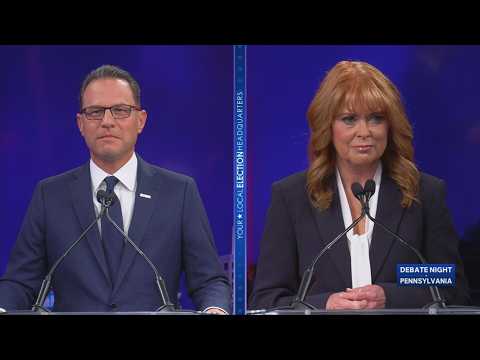 Josh Shapiro, Stacy Garrity face off in Pennsylvania governor's debate