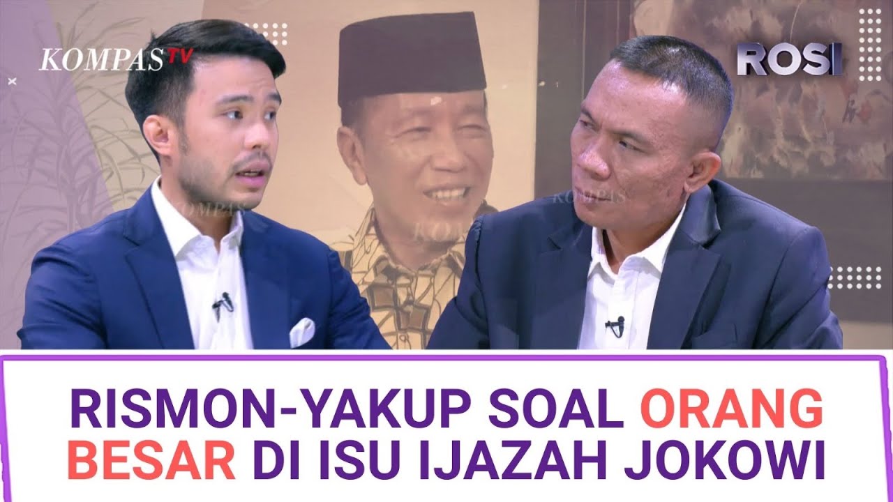 Panas! Debat Rismon Vs Yakup Hasibuan soal Operasi Politik di Balik Kasus Ijazah Jokowi | ROSI
