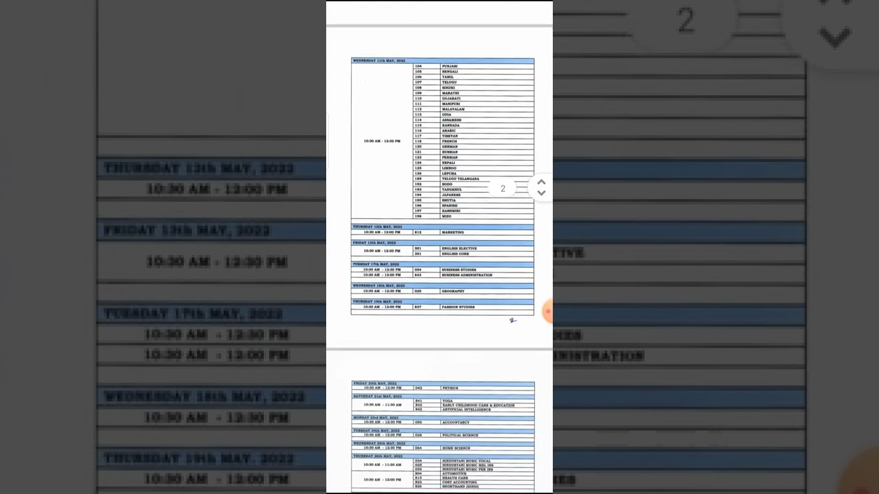 cbse term 2 exam date sheet released ll class 12th term 2 datesheet/ 2021/22 ll final term datesheet