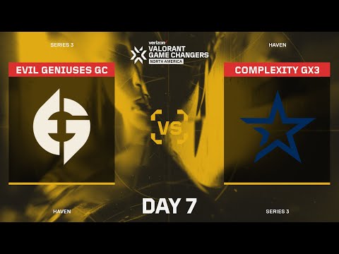 Evil Geniuses GC vs Complexity GX3 - Verizon VCT Game Changers Series 3 Main Event - Day 3 Map 3