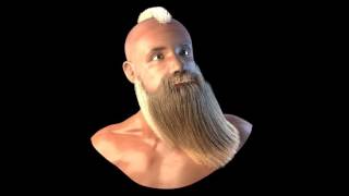 Maya Nhair Simulation - Luscious Beard