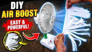 Build a Powerful DIY 12V Desk Fan + Emergency Light! | DIY 12V Fan &amp; LED Light Build | Easy Tutorial