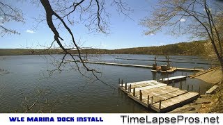 WLE Spring dock install at the marina