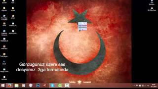 Ses Dosyalarının Formatını Değiştirme - ( Altyazı İle )