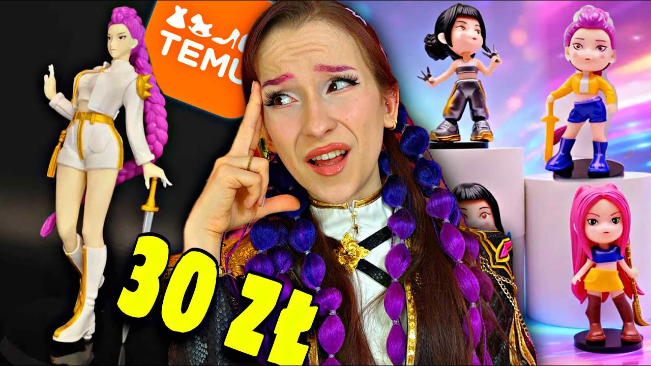 SPRAWDZAM FIGURKI KPOP DEMON HUNTERS Z TEMU😅