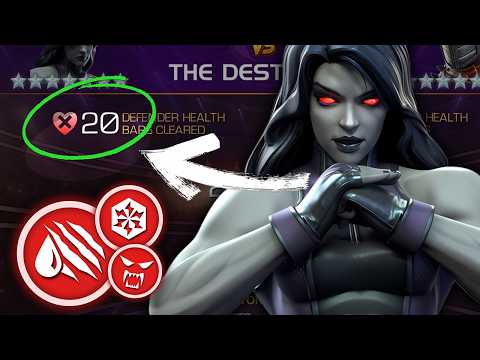 DEATHLESS SHE-HULK CLEARS 20 HEALTH BARS - Solo Coliseum / Destroyer