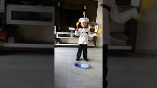 Community helpers by kids as a chef