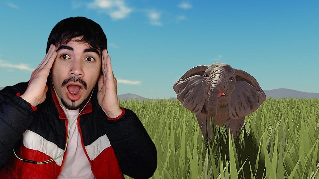 O terror dos Carnívoros! ELEFANTE De Filhote até Adulto! Savannah Life ROBLOX