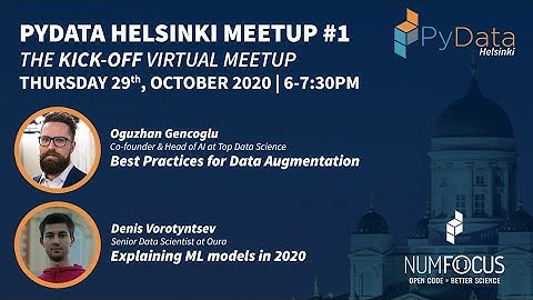 PyData Helsinki Meetup #1 : The Kick-off Meetup (Online)