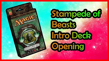 MTG - Magic 2011 Intro Pack - Stampede of Beasts Opening