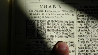 A 1611 King James Bible from GreatSite.com