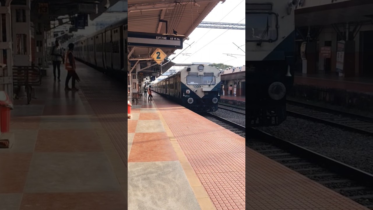 Kottayam MEMU from Kollam at Thiruvalla 