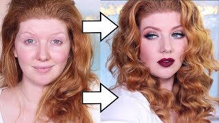 Bombshell Full Face Makeup Tutorial | GLAM Transformation