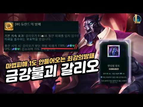 마법데미지는 999999대 맞아도 안 아픈 <strong>금강불괴</strong> 갈리오☠