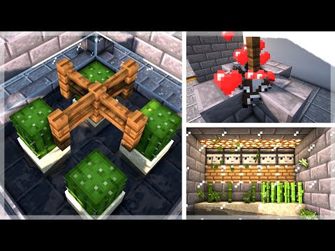 Minecraft: 9 Must Have Starter Farms | Simple Survival Farms