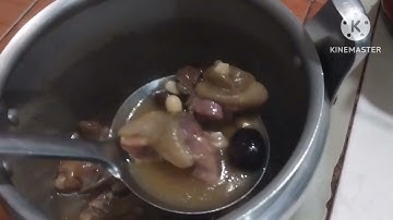 hướng dẫn cách làm món bắp dê hầm thuốc bắc