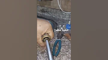 قنطرة خلاط شجرة سبب نزول الماء من رخام المطبخ اصلاح قنطرة حنفية المطبخ 