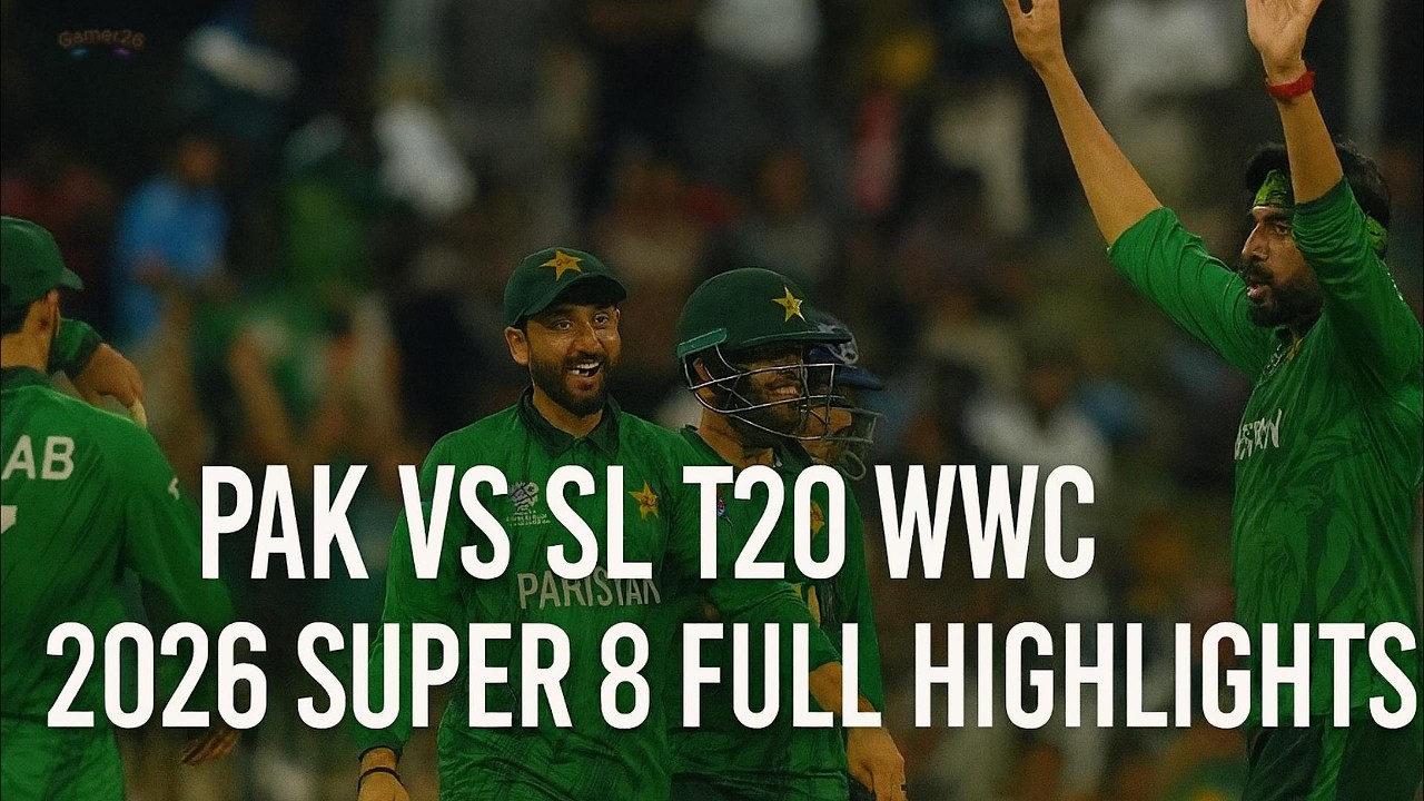 Pakistan Vs Sri Lanka Highlights Icc T20 world Cup Match 2026 | Pak Vs SL Highlights | 🏏 GamePlay