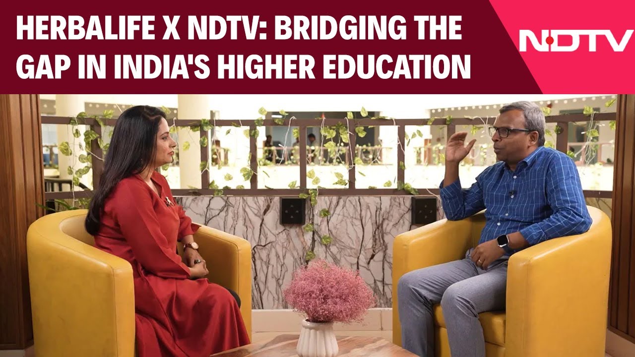 Herbalife x NDTV | Bridging the Gap In India's Higher Education - YouTube