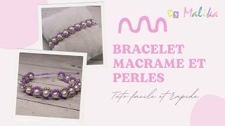 [DIY Bracelet] Tutoriel bracelet facile macramé et perles