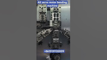 All servo motor wire bending machine #machine #bending #factory buckle making machine