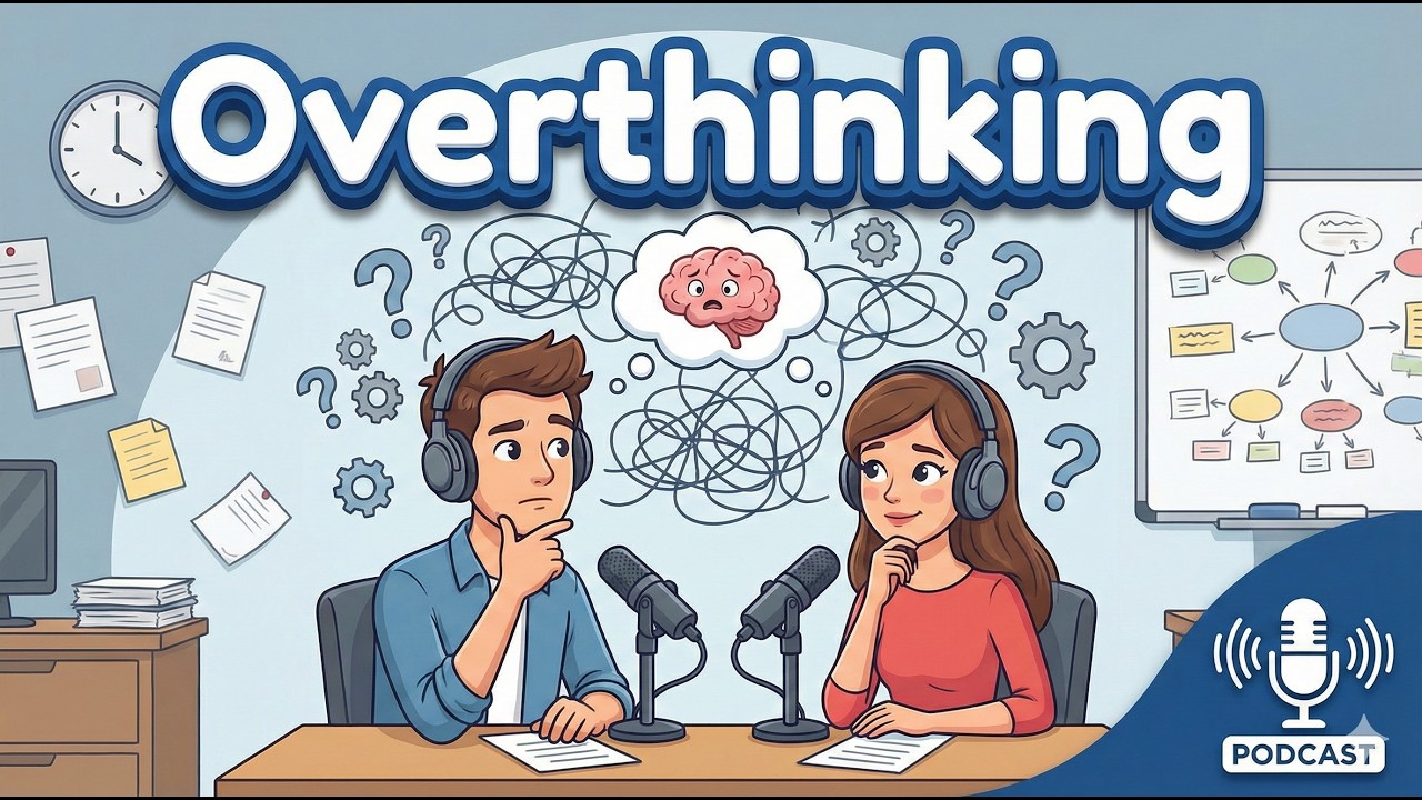 Stop Overthinking in English | Learn Psychology Vocabulary & Phrasal Verbs | English Podcast