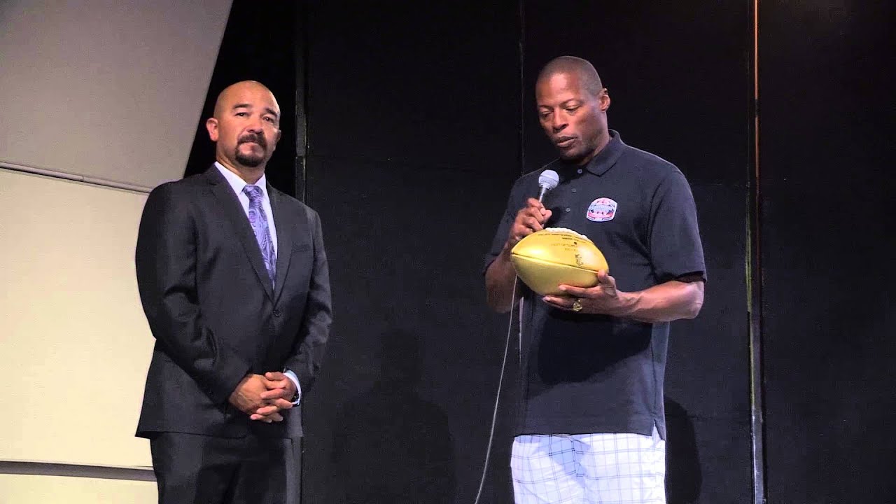 Mark Collins NFL Gold Football Presentation