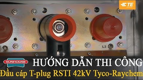 Hướng dẫn thi công đầu cáp T plug 36(42)kV 800A  RSTI-68xx TE-Raychem