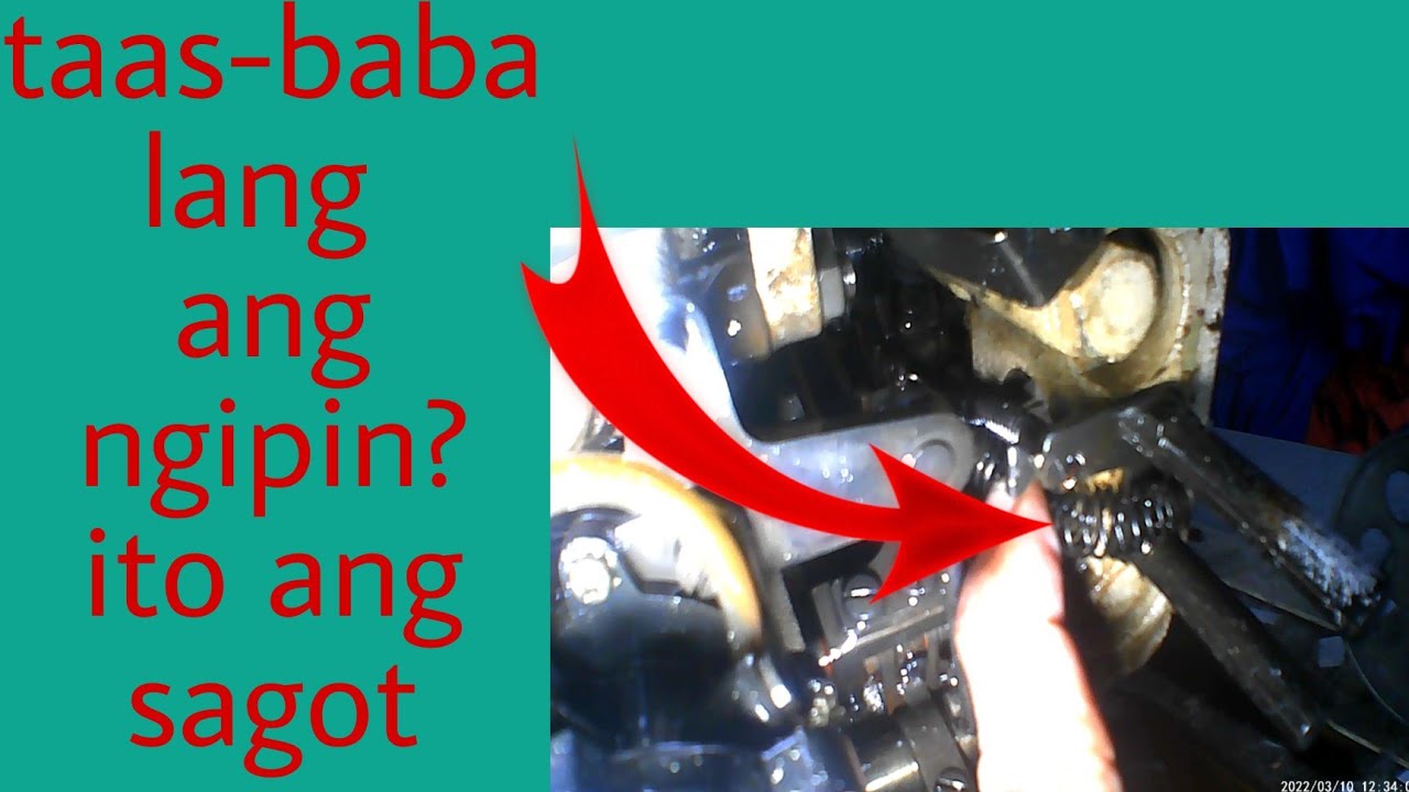 Bakit taas baba lang ang ngipin ng high speed sewing machine/sew tech