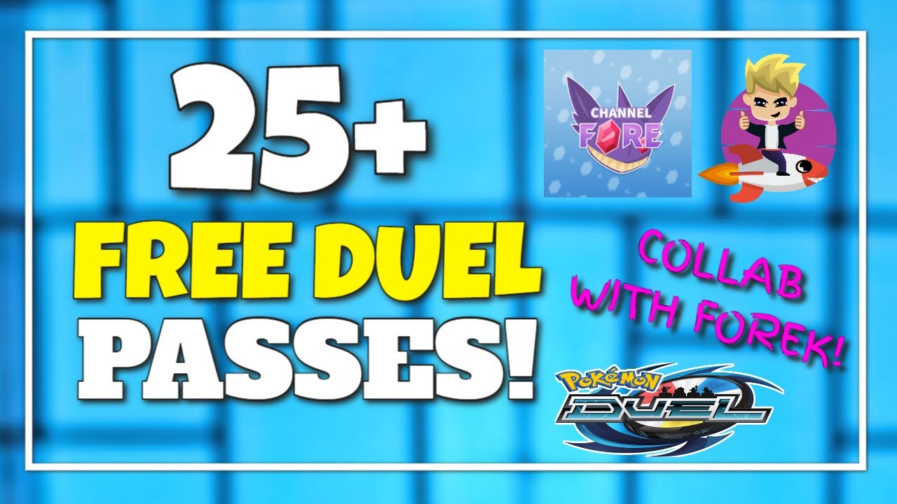 Massive 25+ Pokemon Duel Pass Giveaway!! FT Channel Fore