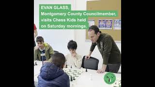 Evan Glass Visits the U.S. Chess Center's Saturday Chess Kids