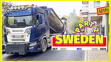 SWEDEN - STOCKHOLM - STEP BY STEP HIGH TECH ASPHALT PAVING PART 2. @MasterWorkers