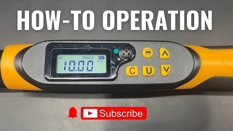 How-to Operation of Uharbour Digital Torque Wrench----UHTW001