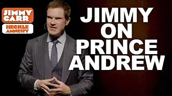 American Heckler Brings Up Prince Andrew – Jimmy Carr Doesn’t Hold Back