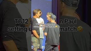 I just saw Tom Brady slap Logan Paul 🤣🤣 #wwe