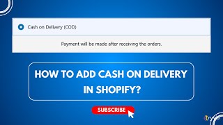How to Add Cash on Delivery Payment Method on Shopify? [FREE] screenshot 5