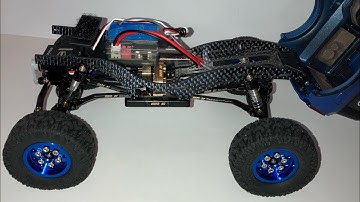 SCX24 Blue Bronco Build Update. BDX RC Brass Portal Axles and Mofo RC Parts.