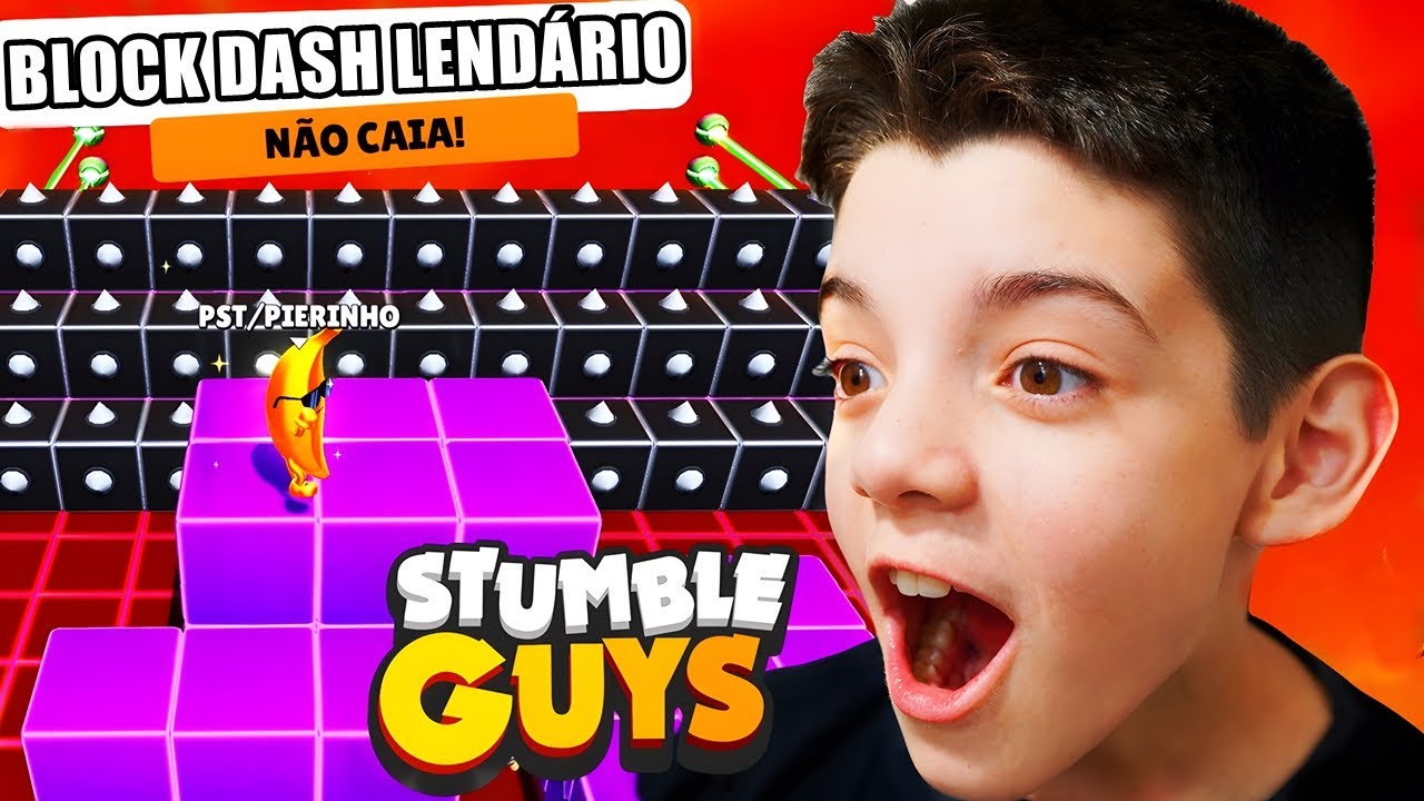 BLOCK DASH LENDÁRIO E NOVA ROLETA #stumble guys 