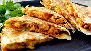 فاهيتا/ كاساديا الدجاج| Fajita/ quesadilla| مطبخ مريم
