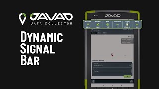 The Dynamic Signal Bar in JAVAD Data Collector (JDC) screenshot 4
