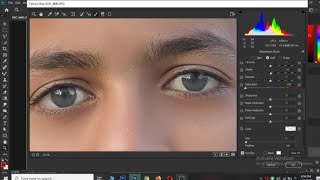 How to Add lens in eye | Change eye color | photoshop screenshot 4
