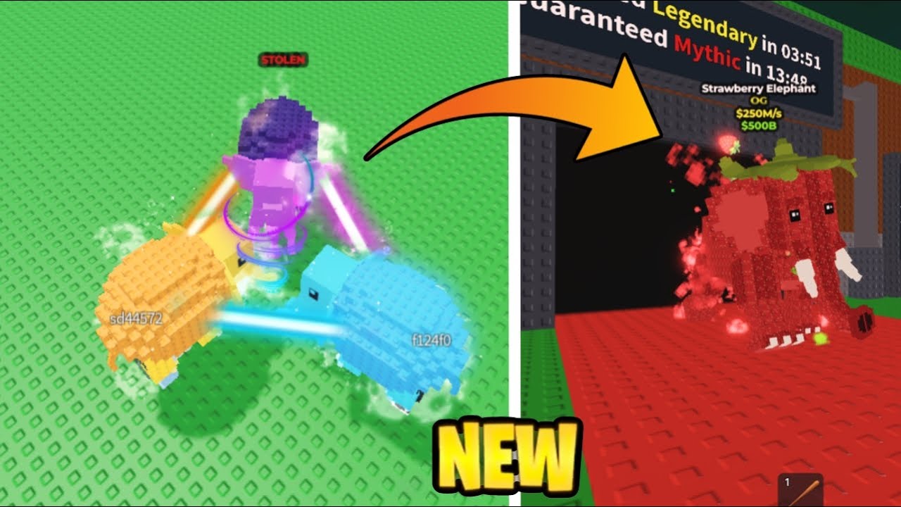 «Давайте проведём ритуал Кокофанто Элефанто! Чтобы получить Клубничного Слона! Roblox» Украсть Br...